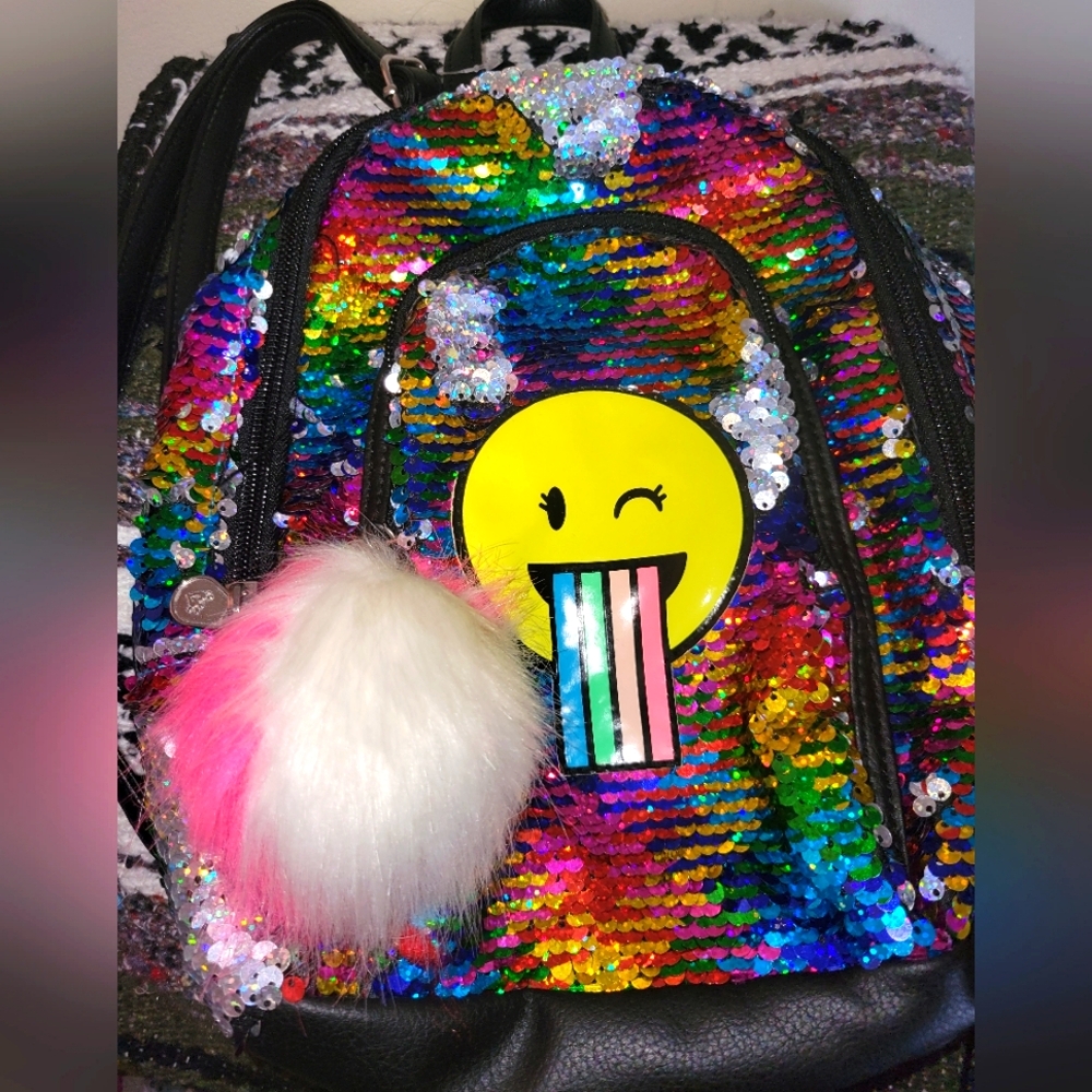 Justice Sequin Backpack Purse